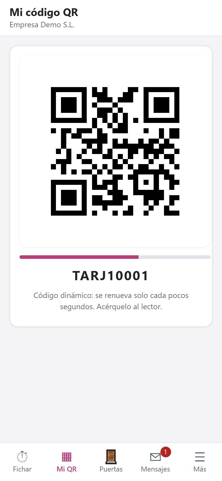 Código QR dinámico